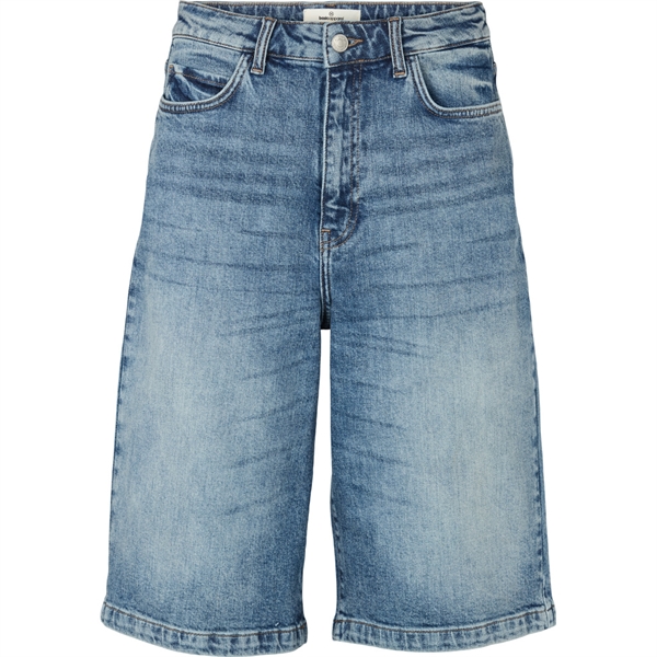 Basic Apparel Ea Stone W. Shorts - Stone washed denim